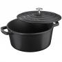 KELA Чугунена тенджера с капак “Calido“ - Ø 26 см.- черна