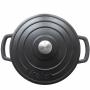 KELA Чугунена тенджера с капак “Calido“ - Ø 26 см.- черна