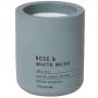 BLOMUS Ароматна свещ FRAGA размер L - цвят FlintStone - аромат Rose & White Musk