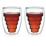 FAUBOURG Сет от 2 бр. двустенни стъклени чаши “BISTRO“ - 250 мл.