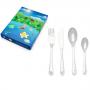ZILVERSTAD Комплект стоманени детски прибори за хранене “Водни животинки“ - 4 части