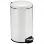 EKO Кош за отпадъци с педал “MAGGEY“ - 12 л. - бял