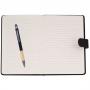 Бележник А5 с бамбукова корица и метална химикалка