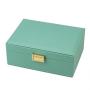 Кутия за бижута цвят мента - ROSSI (голяма)