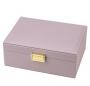 Кутия за бижута цвят люляк - ROSSI (голяма)