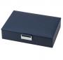 Кутия за бижута в тъмносин цвят - ROSSI (малка)