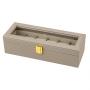 Кутия за часовници в бежов цвят - ROSSI