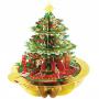 3D Картичка Christmas Tree, Pirouettes with foil