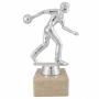 Сребърна статуетка Боулинг